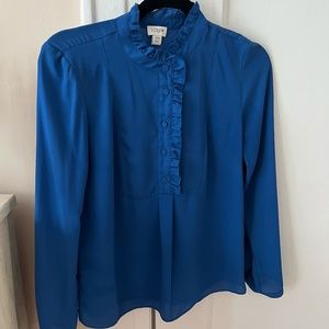 J. Crew Blue Blouse